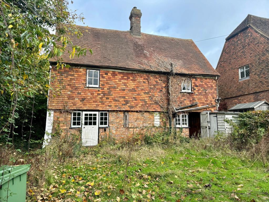 Lot: 132 - DETACHED PERIOD HOUSE FOR IMPROVEMENT - Rear of property